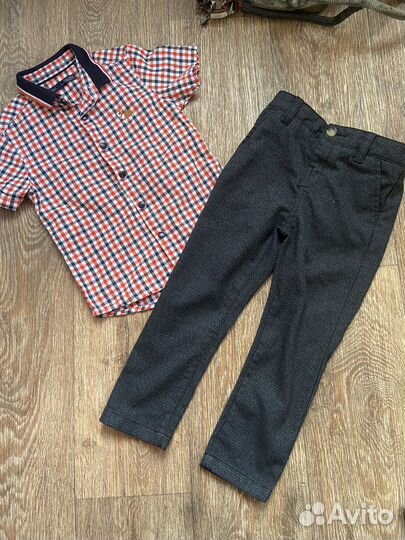 Рубашка некст брюки 92