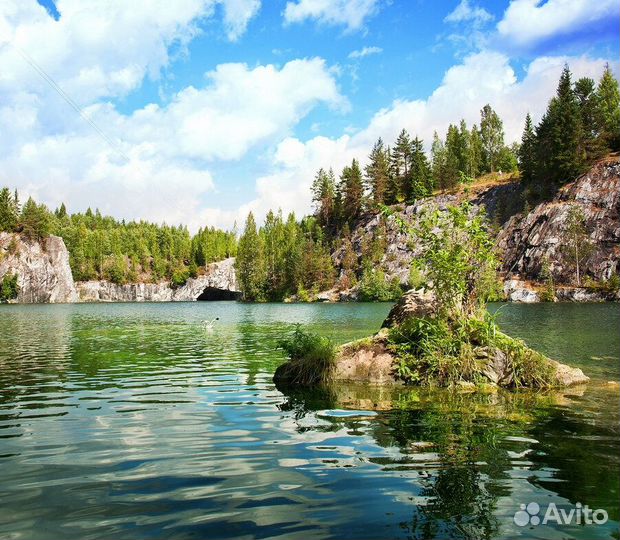 Экскурсия в Рускеала