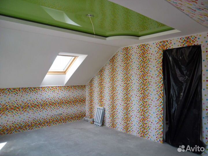 Поклейка обоев