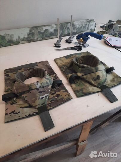 Защита шеи для бронежилета. Производство РФ