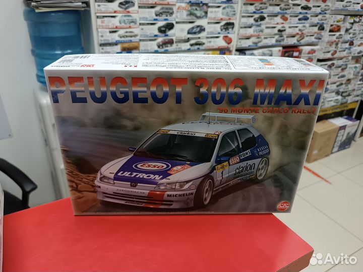 PN24009 Peugeot 306 maxi '96 Monte Calrlo 1:24 nun