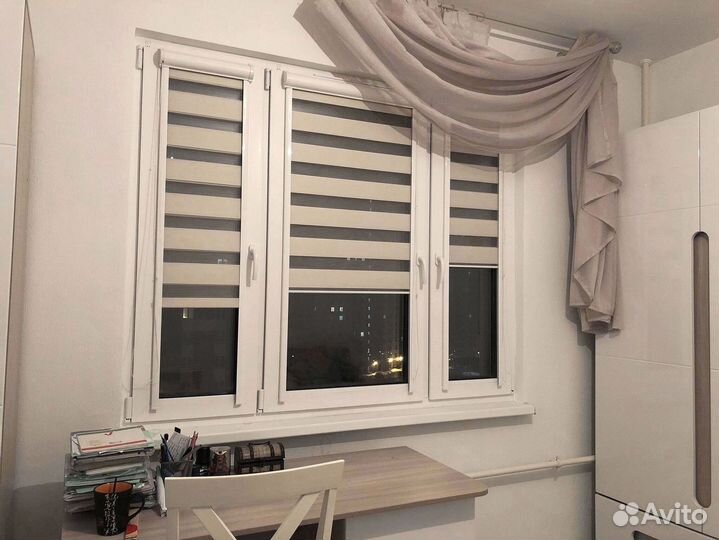 Рулонные шторы день ночь