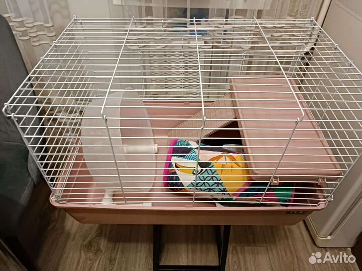 Клетка для африканского ежа+принадлежности