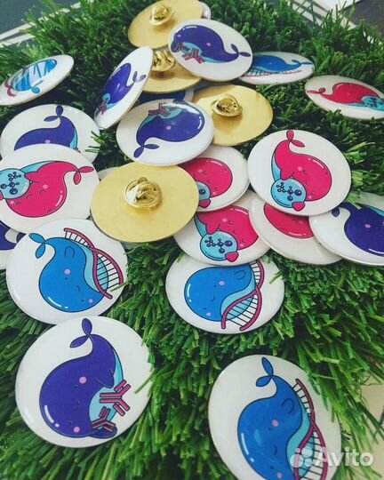 Металлические значки и медали на заказ