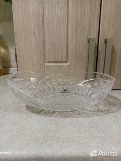 Салатник хрустальный