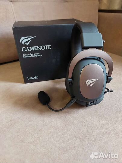 Наушники проводные игровые с микрофоном