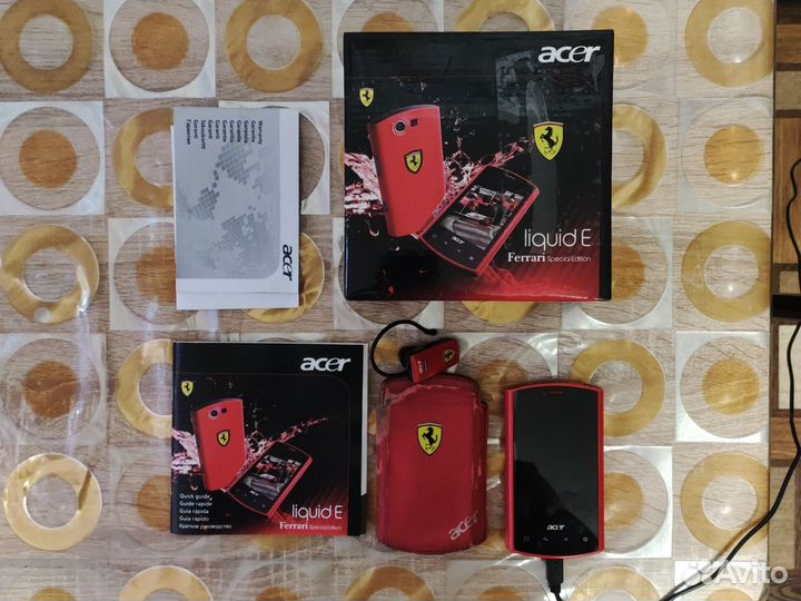 Acer Liquid E Ferrari, 512 МБ