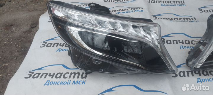 Фары mercedes Vito Viano w447 LED вместо галоген