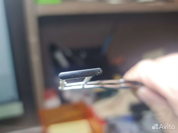 Лоток симкарты Samsung S9 черный снятый