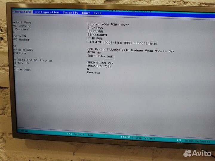 Материнская плата Lenovo Yoga 530-14ARR NM-B781