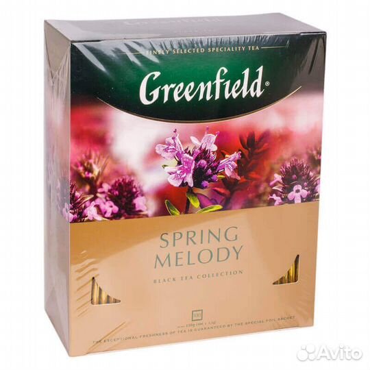 Чай гринфилд 100 пакетиков