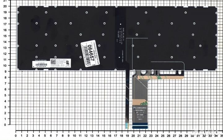 Клавиатура для Lenovo IdeaPad 330-17 серая с подсв