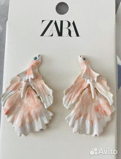 Браслет /серьги рыбка Zara
