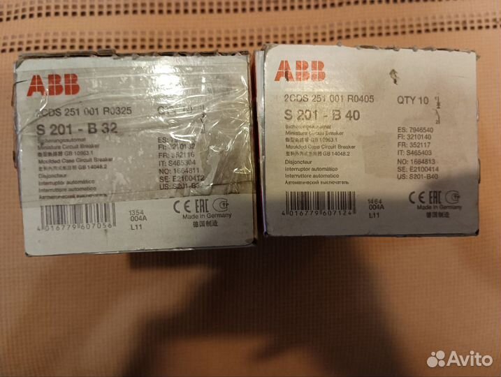 Автоматические выключатели ABB