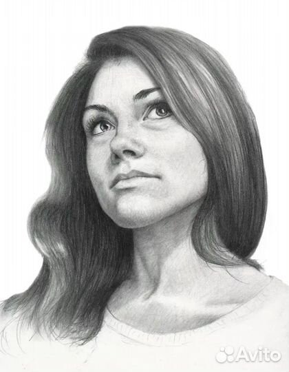 Портрет в графике на заказ, отличный подарок