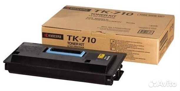 Kyocera TK-710 (картридж б/у с коробкой, с бункеро