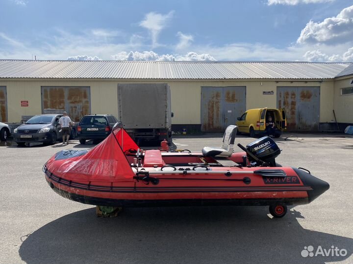 Моторная лодка с мотором Suzuki DT 9.9