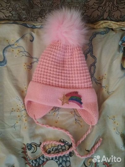 Шапка для девочки,новогодние шапки