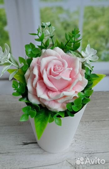 Букет-комплимент из мыла