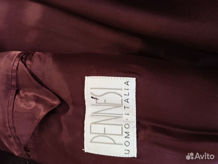 Пальто мужское длинное