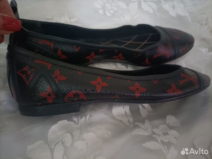 Балетки louis vuitton, р.36(23см) оригинал