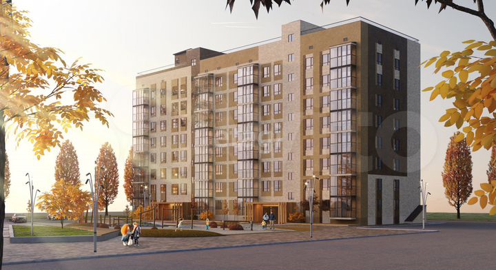 2-к. квартира, 52,6 м², 3/8 эт.