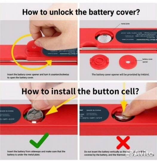 Термощуп термометр цифровой inkbird