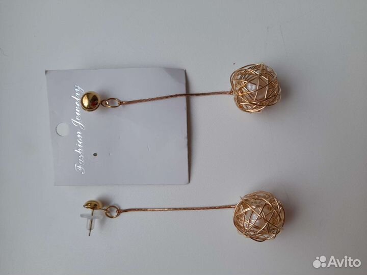Серьги новые