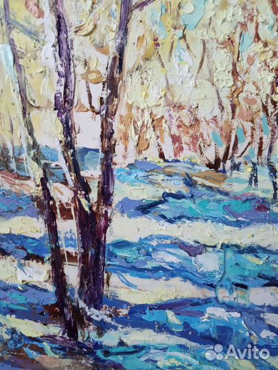 Картина маслом пейзаж