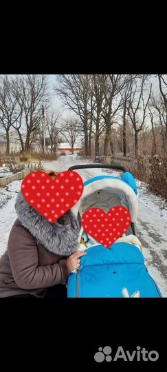 Детские санки коляска ника б/у