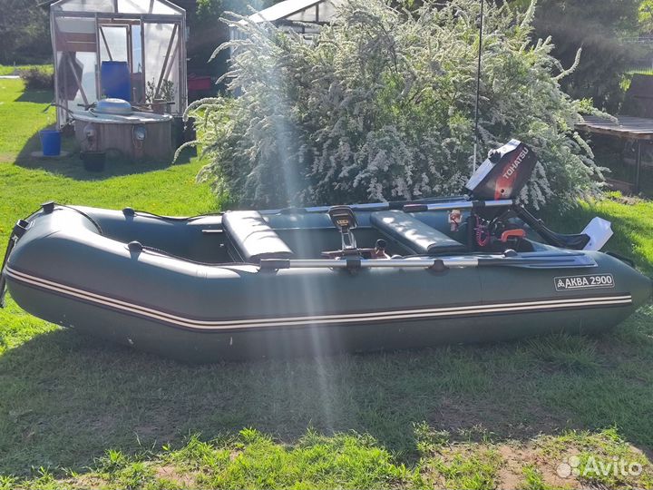 Комплект пвх лодка, Мотор Tohatsu, эхолот