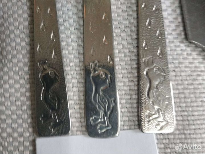 Ложки вилки детские нержавейки СССР