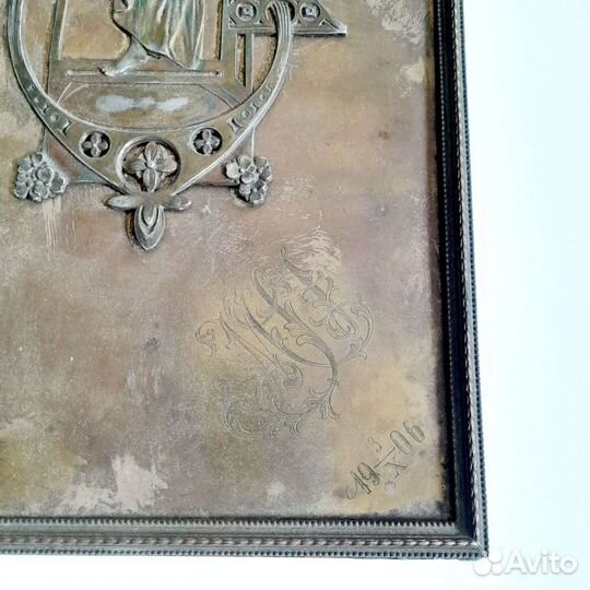 Старинная накладка от фотоальбома