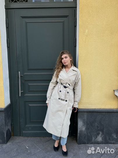 Плащ тренч lime