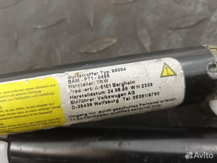 Ремень безопасности для VW Sharan