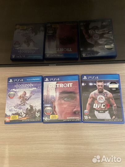 Игры для приставок ps4 юфс 3,детроит,хоризон