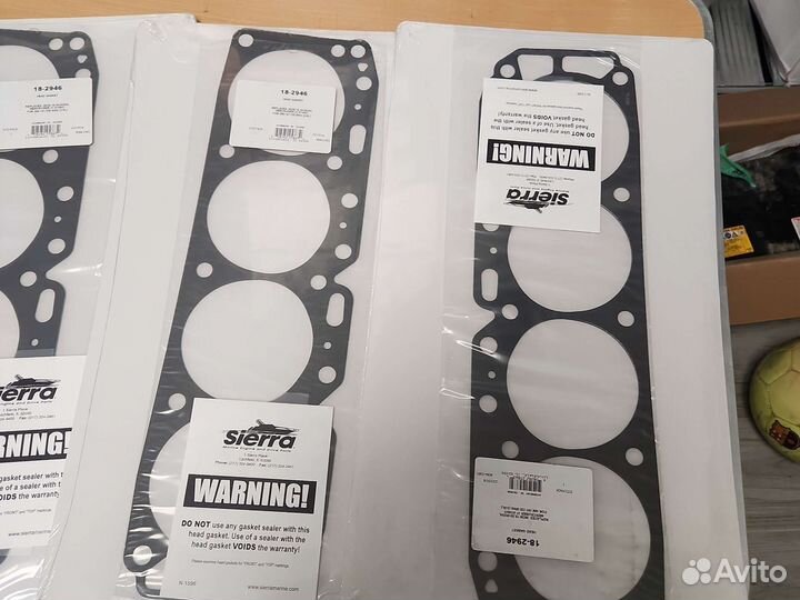 Mercruiser 3.0L прокладка ГБЦ Sierra