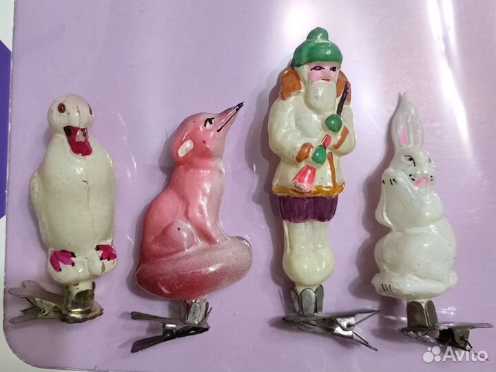 Елочные игрушки СССР. Серая шейка