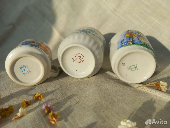 Кружки детские фарфоровые зима и сказки