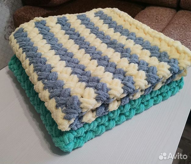 Плед из Ализе пуффи