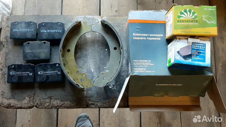 Тормозные колодки ваз
