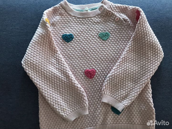 Шерстяная кофта для девочки