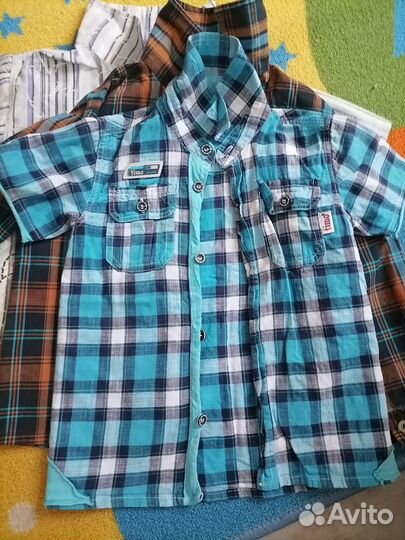 5 рубашек, костюм и пиджак