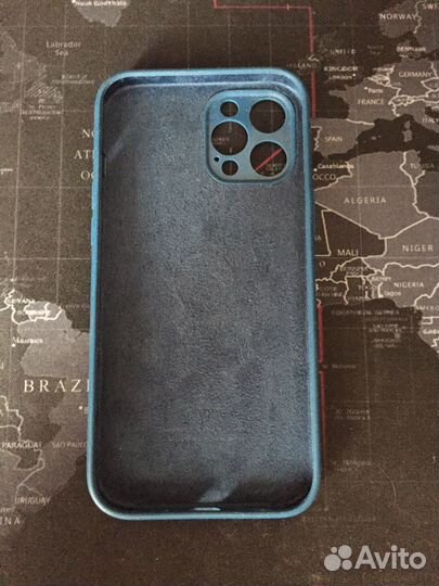 Синий чехол для iPhone 12 pro max