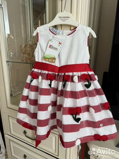 Платье для девочки 86