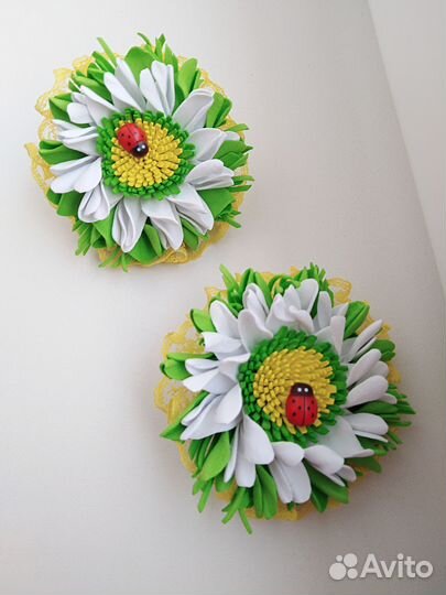 Бантики, резиночки ручной работы, цена за пару