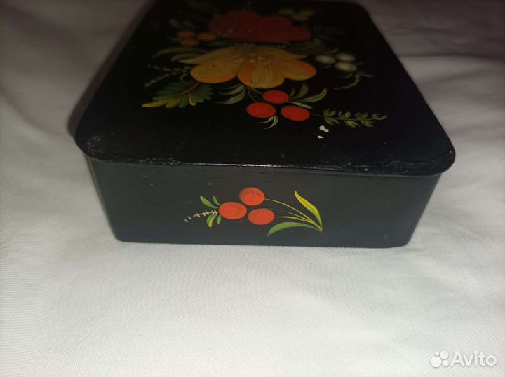 Шкатулка жостовская роспись