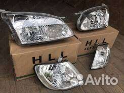 Фары и поворотники на toyota spacio 97-01 комплект