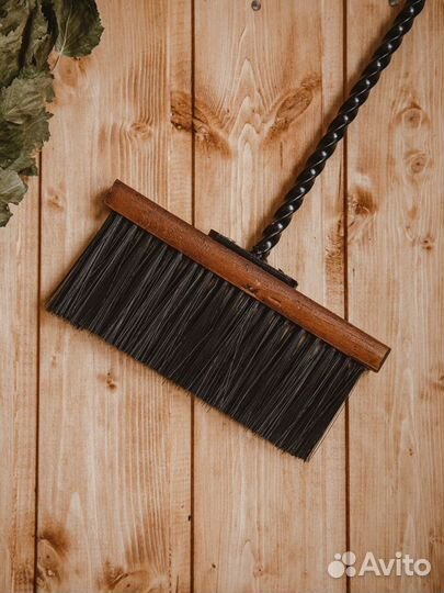 Кованый каминный набор (кочерга,совок,щетка) набор