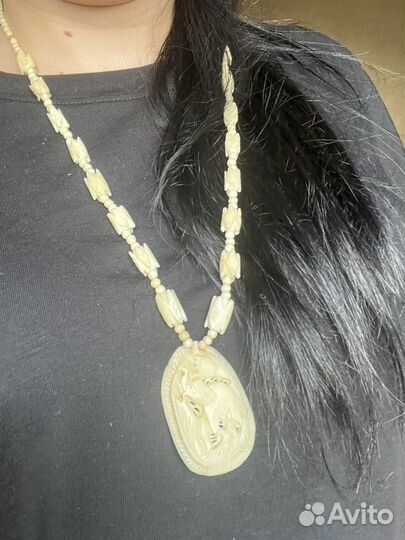 Кулон бивень мамонта